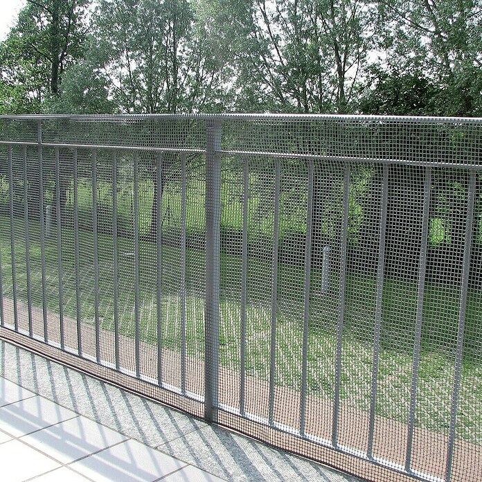 Tenax Malla protectora Quadra 10 (L x Al: 5 x 1 m, Plata) | BAUHAUS
