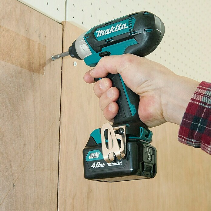 Makita Atornillador percutor de batería (10,8 V, 2 baterías, 4 Ah, 0 r.p.m. - 2.600 r.p.m.)