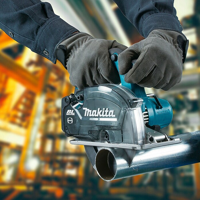 Makita LXT 18V Sierra circular de batería DCS553RTJ (18 V, 2 baterías, 5 Ah) | BAUHAUS