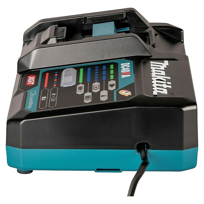 Makita XGT 40V max. Schnellladegerät DC40RA (Passend für: Makita 40 V max. XGT-Akkus) | BAUHAUS