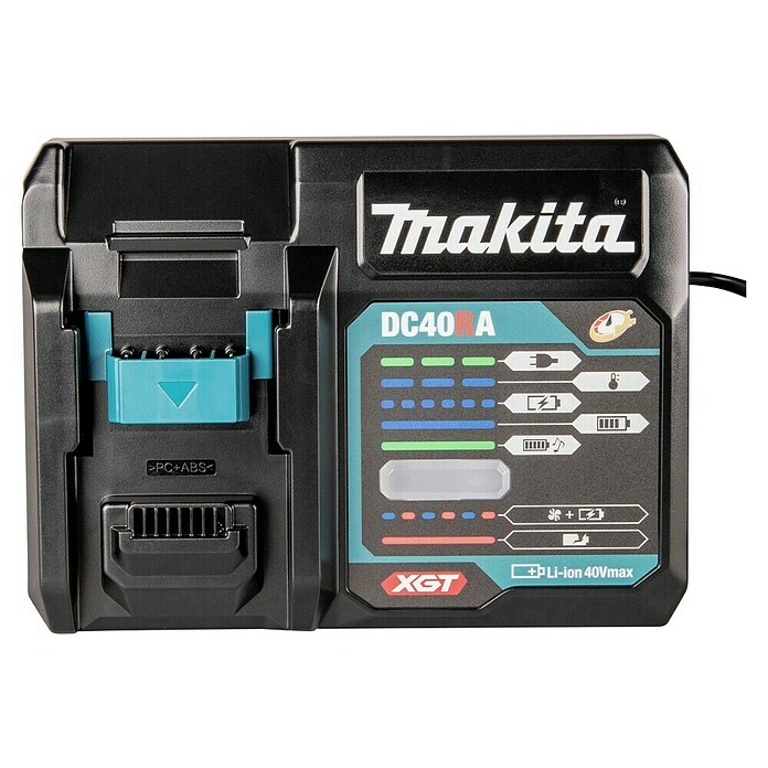 Makita XGT 40V max. Schnellladegerät DC40RA (Passend für: Makita 40 V max. XGT-Akkus) | BAUHAUS