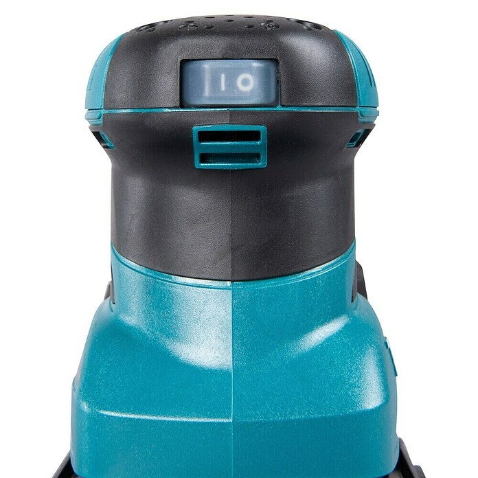 Makita Lijadora orbital (200 W, Número de oscilaciones: 28.000 r.p.m., Superficie abrasiva: 102 x 114 mm)