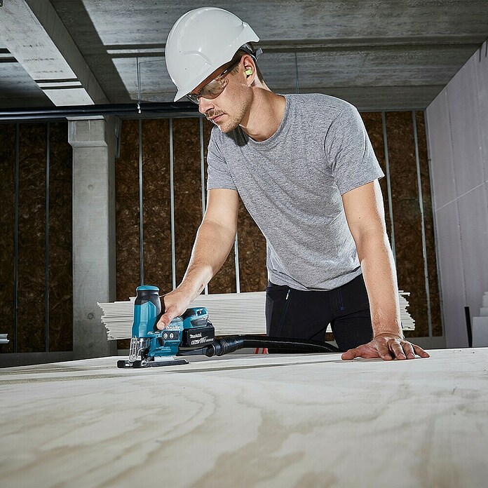 Makita LXT 18V Sierra de calar a batería con acción pendular DJV185Z (18 V, Sin batería, Número de carreras marcha en vacío: 800 /min - 3.000 /min) | BAUHAUS