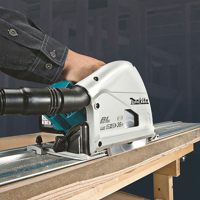 Makita Sierra de incisión de batería (18 V, Sin batería, Hoja de sierra: Ø 165 mm, 2.500 r.p.m. - 6.300 r.p.m.)