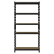 Regalux Metalni regal  (V x Š x DB: 180 x 93 x 40 cm, Nosivost po polici: 175 kg, Broj polica: 5 Kom., Uticanje) | BAUHAUS