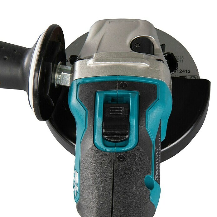 Makita Amoladora angular de batería (18 V, Iones de litio, Sin batería, Diámetro disco: 125 mm)