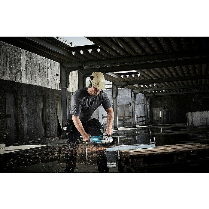 Makita Amoladora (2.200 W, Diámetro disco: 230 mm, Número de revoluciones marcha en vacío: 6.600 r.p.m.)