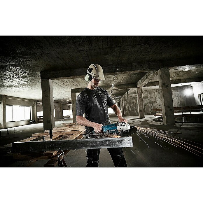 Makita Amoladora (2.200 W, Diámetro disco: 230 mm, Número de revoluciones marcha en vacío: 6.600 r.p.m.)