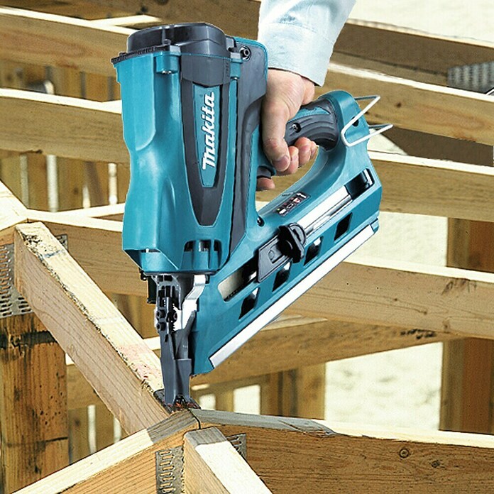 Makita Clavadora de gas de batería (7,2 V, 2 baterías, Longitud del clavo: 50 mm - 90 mm)