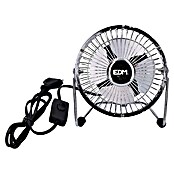 EDM Ventilador de sobremesa industrial mini (Plata, 10 cm) | BAUHAUS