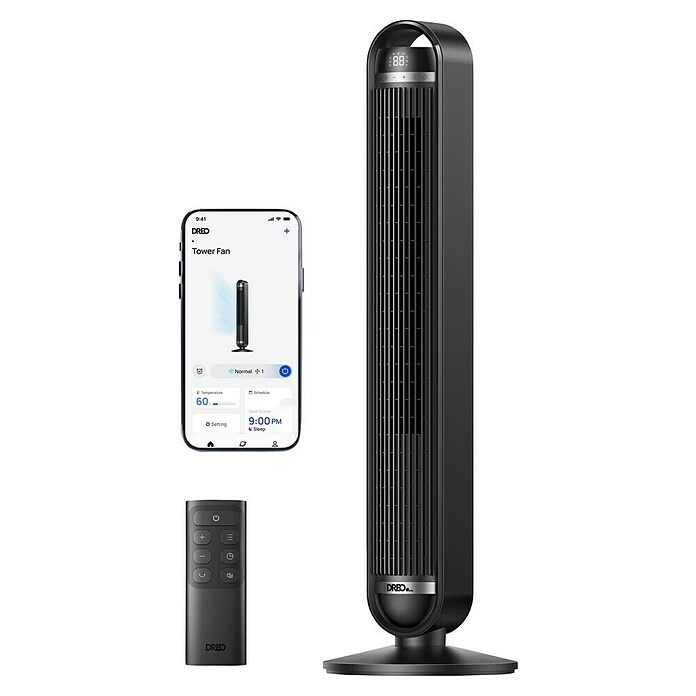 Ventilador de torre Cruiser (Negro, 91 cm, 35 W) | BAUHAUS