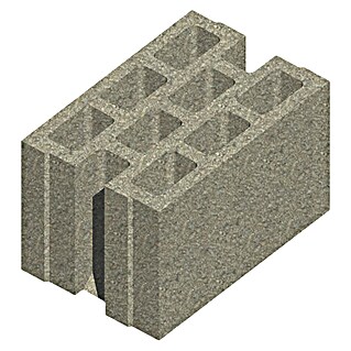 Seesteiner Beton Hohlblockstein (L x B x H: 50 x 20 x 23,8 cm, Grau)