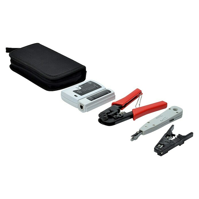 Set orodij za omrežje DIGITUS® Network Tool Set  (Brez baterij) | 3372 - Audio/Video Zubehör | CBIA - Audio/Video | CBI - Audio/Video/Antenne/Sat | CB - Elektroinstallation | C - Elektro | BAUHAUS