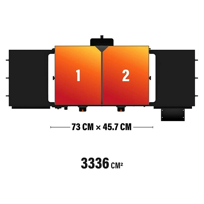 Blackstone Plancha roštilj 28''  (Površina za pečenje (Š x D): 73 x 46 cm, Broj plamenika: 2 Kom.) | BAUHAUS