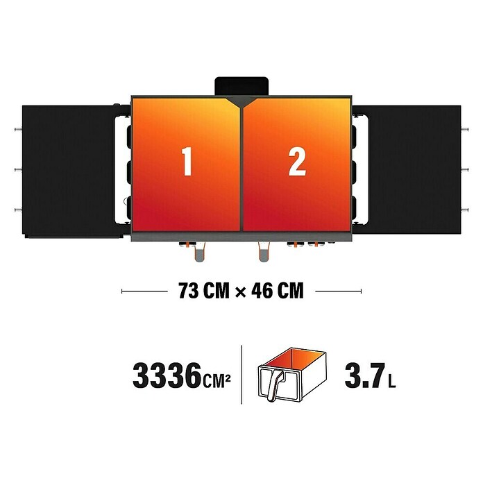 Blackstone Plinski žar z zračno fritezo 28''  (Površina za peko (Š x G): 73 x 46 cm, 9,96 kW) | 8313 - Gasgrill Marke | ICGA - Grillgeräte | ICG - Grillgeräte / Grillzubehör | IC - Freizeit im Garten | I - Stadtgarten | BAUHAUS