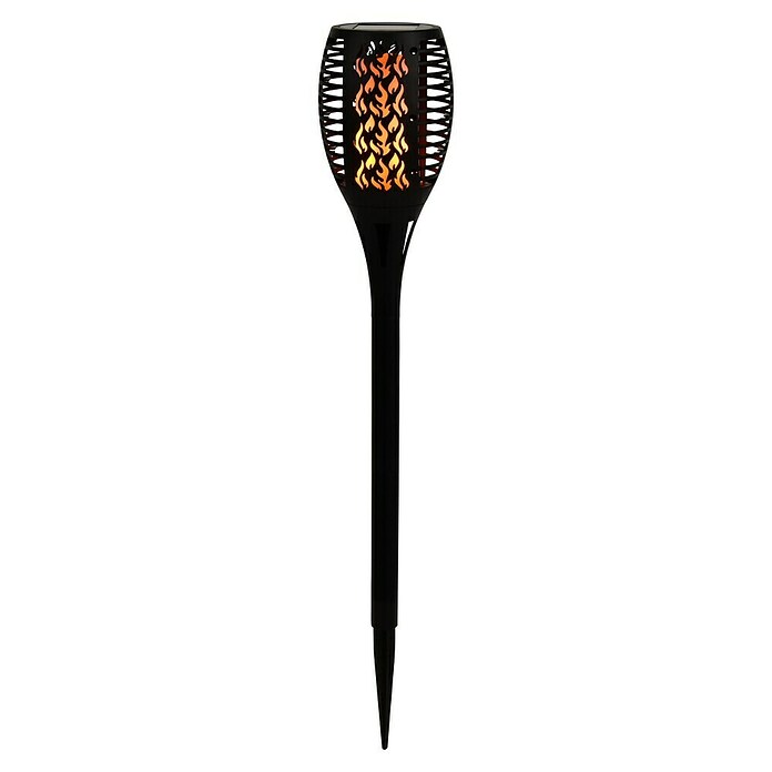 Globo Solarna svjetiljka (Crna, Visina: 58 cm, LED)
