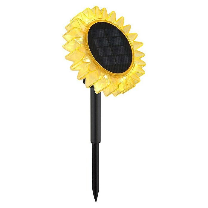 Globo Dekorativna solarna svjetiljka Suncokret  (Boja svjetla: Topla bijela, LED, Visina: 29,5 cm) | BAUHAUS