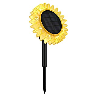 Globo LED-Solar-Dekoleuchte Sonnenblume (Lichtfarbe: Warmweiß, LED, Höhe: 29,5 cm)