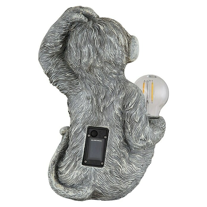 Globo Dekorativna solarna svjetiljka Monkey  (Boja svjetla: Topla bijela, LED, Visina: 27,5 cm) | BAUHAUS