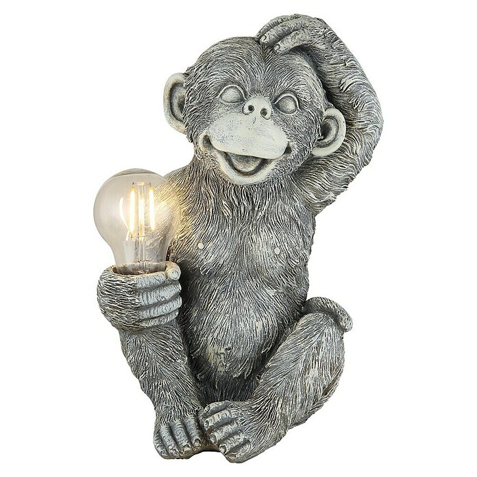 Globo Dekorativna solarna svjetiljka Monkey  (Boja svjetla: Topla bijela, LED, Visina: 27,5 cm) | BAUHAUS