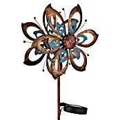Globo Dekorativna solarna svjetiljka  (D x Š x V: 22,5 x 12 x 92 cm, Topla bijela, IP44, Zlatno-plava) | BAUHAUS