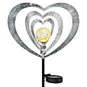 Globo Dekorativna solarna svjetiljka Srce  (D x Š x V: 280 x 60 x 820 mm, IP44, Topla bijela) | BAUHAUS