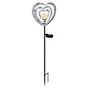 Globo Dekorativna solarna svjetiljka Srce  (D x Š x V: 280 x 60 x 820 mm, IP44, Topla bijela) | BAUHAUS