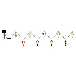 Globo LED-Solar-Lichterkette Heißluftballons (Länge: 390 cm, Außen, Warmweiß)