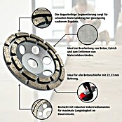 Berg Tectool Diamant-Schleifteller (Durchmesser Scheibe: 125 mm, Geeignet für: Beton)