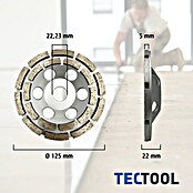 Berg Tectool Diamant-Schleifteller (Durchmesser Scheibe: 125 mm, Geeignet für: Beton)
