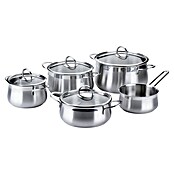 Fackelmann Kochgeschirr-Set Leipzig (Aluminium, 9 -tlg., Silber) | BAUHAUS