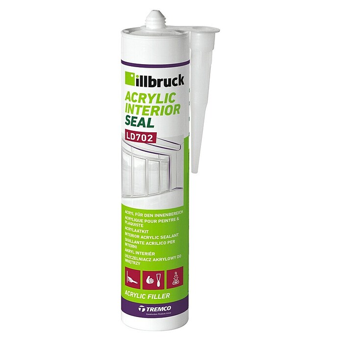 Illbruck Acryl-Dichtmasse LD702 (Weiß, 310 ml) | BAUHAUS