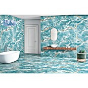 Momastela Feinsteinzeugfliese Continua Onyx Acqua (120 x 60 cm, Türkis, Hochglänzend) | BAUHAUS