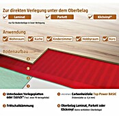 Admiral Laminat- & Parkett-Heizfolie Top-Power (3,5 x 0,5 m, Beheizbare Fläche: 1,75 m²)
