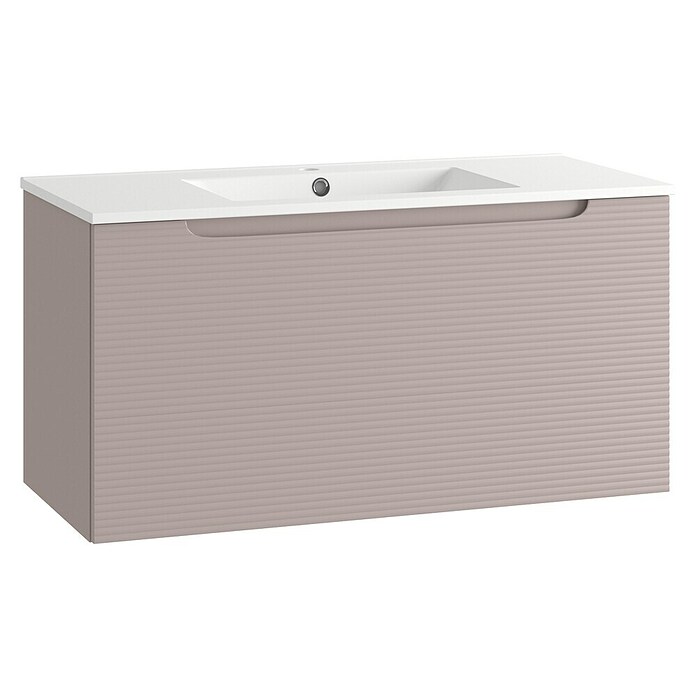 Mueble de lavabo Urban (L x An x Al: 45 x 100 x 50 cm, Rosa arena, Mate) | BAUHAUS
