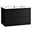 Mueble de lavabo Urban (L x An x Al: 45 x 80 x 50 cm, Negro) | BAUHAUS