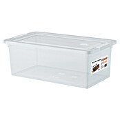BAUHAUS Caja de almacenaje (L x An x Al: 34,3 x 19,3 x 12,5 cm, Plástico, Transparente, 6 l) | BAUHAUS