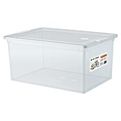 BAUHAUS Caja de almacenaje (L x An x Al: 37 x 26 x 17,4 cm, Plástico, Transparente, 12 l) | BAUHAUS
