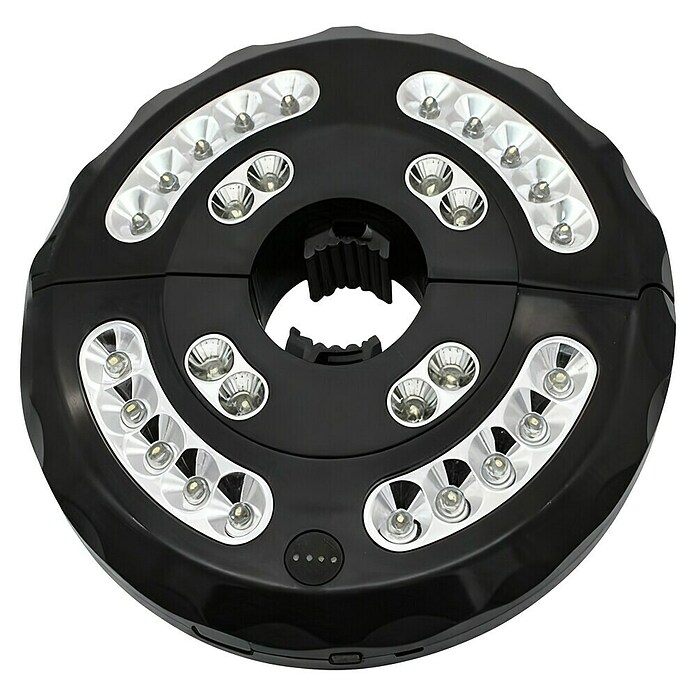 Uirax Luz LED para sombrillas (Diámetro: 20 cm, 200 lm, Blanco cálido) | BAUHAUS
