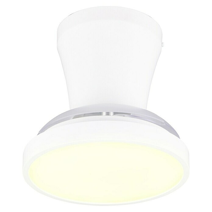Trio Lighting Ventilador de techo Moss (Blanco, 22 cm, 18 W, Blanco cálido) | BAUHAUS