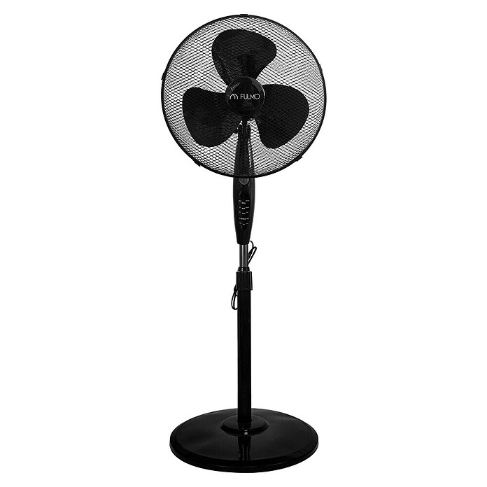 Fulmo Ventilador de pie Ventus (Negro, 43 cm, 120 cm) | BAUHAUS