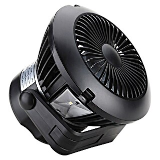Fulmo Ventilador de suelo Bentu (Negro, 140 cm, Blanco cálido)