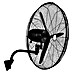 Fulmo Ventilador de pared Mistral XL 