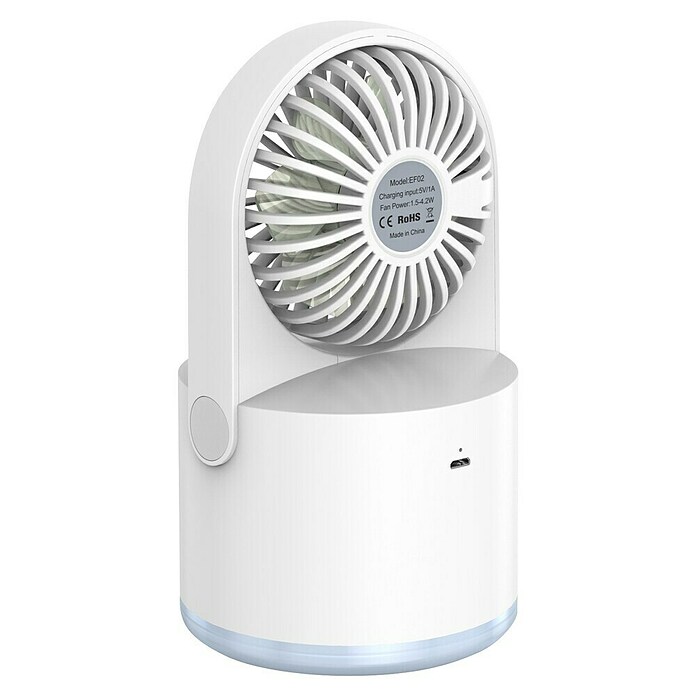Fulmo Ventilador de sobremesa Nexo (Blanco, 10,5 cm) | BAUHAUS