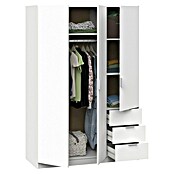 Muebles Pitarch Turín Armario para ropa (L x An x Al: 50 x 120 x 180 cm, Blanco, Espesor: 16 mm) | BAUHAUS