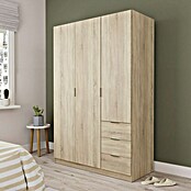 Muebles Pitarch Turín Armario para ropa (L x An x Al: 50 x 120 x 180 cm, Roble, Espesor: 16 mm) | BAUHAUS