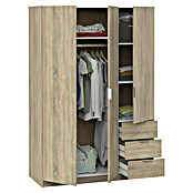 Muebles Pitarch Turín Armario para ropa (L x An x Al: 50 x 120 x 180 cm, Roble, Espesor: 16 mm) | BAUHAUS