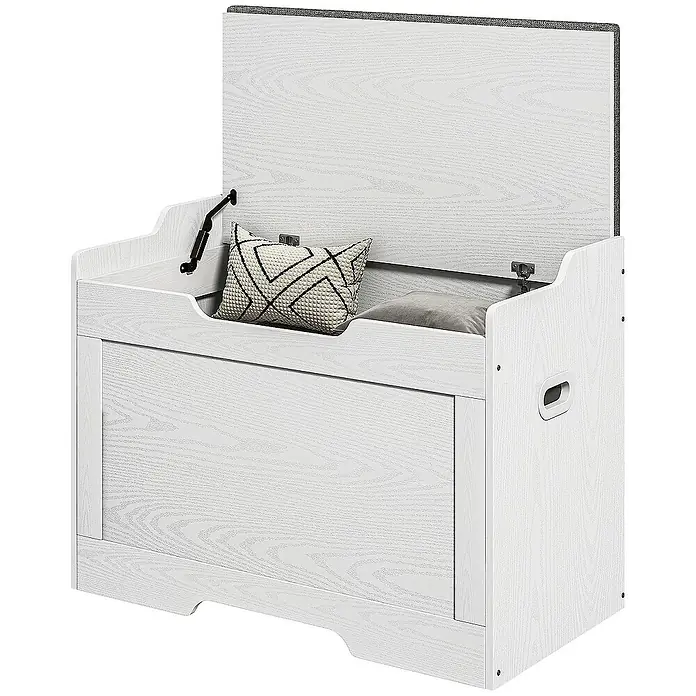 Homcom Aufbewahrungsbox - L x B x H: 75 x 40 x 56 cm, Weiß