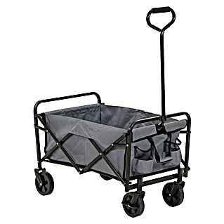 Faltbarer Bollerwagen (L x B x H: 102,5 x 43 x 71 cm, Belastbarkeit: 80 kg, 100 % Polyester)