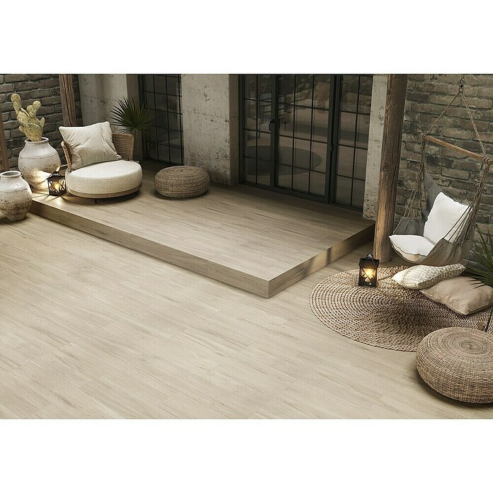 Pavimento cerámico Nook (57 x 19 cm, Gris, Mate) | BAUHAUS